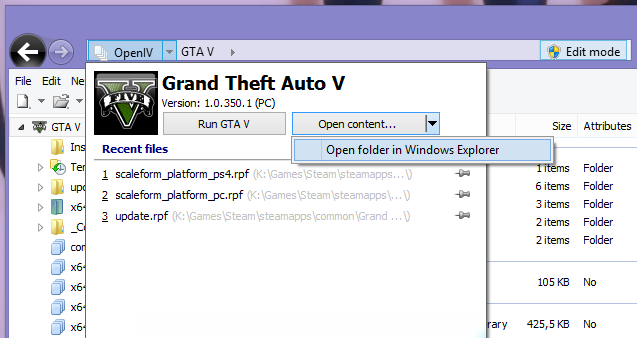 gta v mod menu pc steam