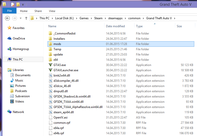 gta 5 pc mods installieren